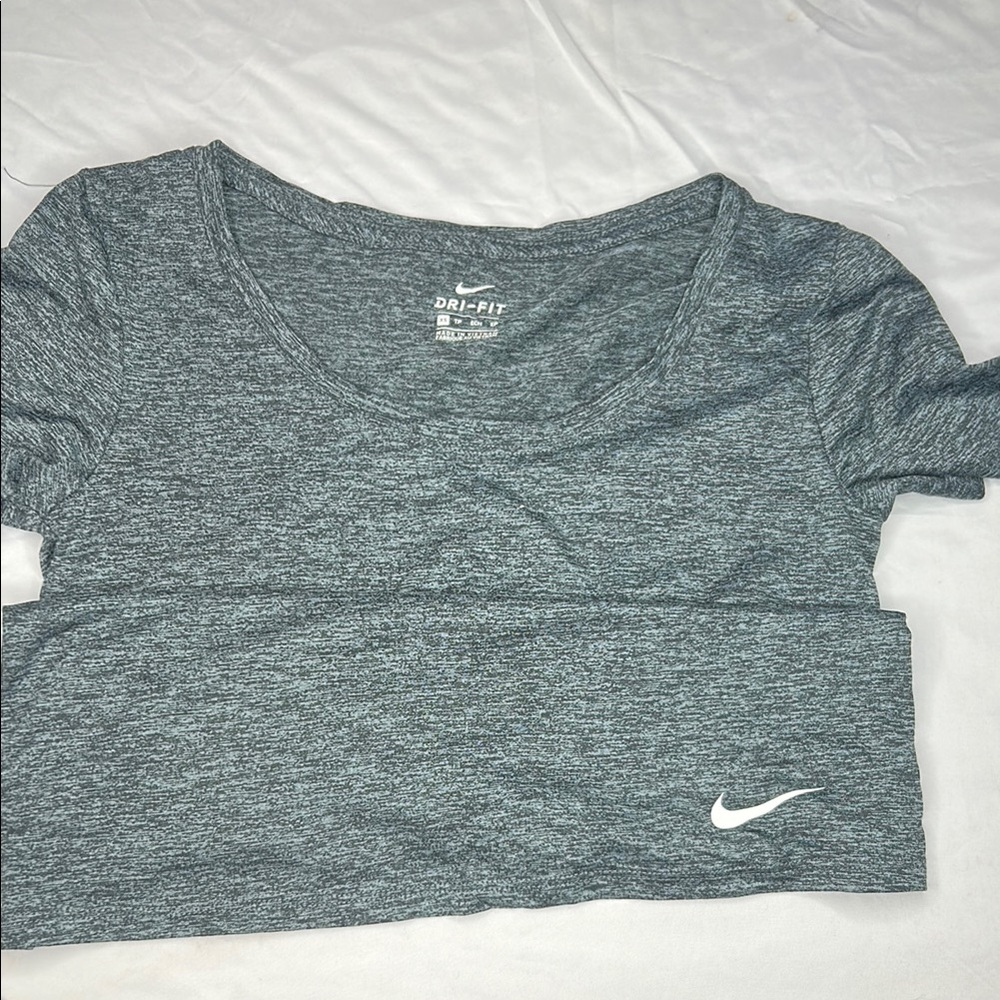 Nike Women's Gray Dri-FIT Top